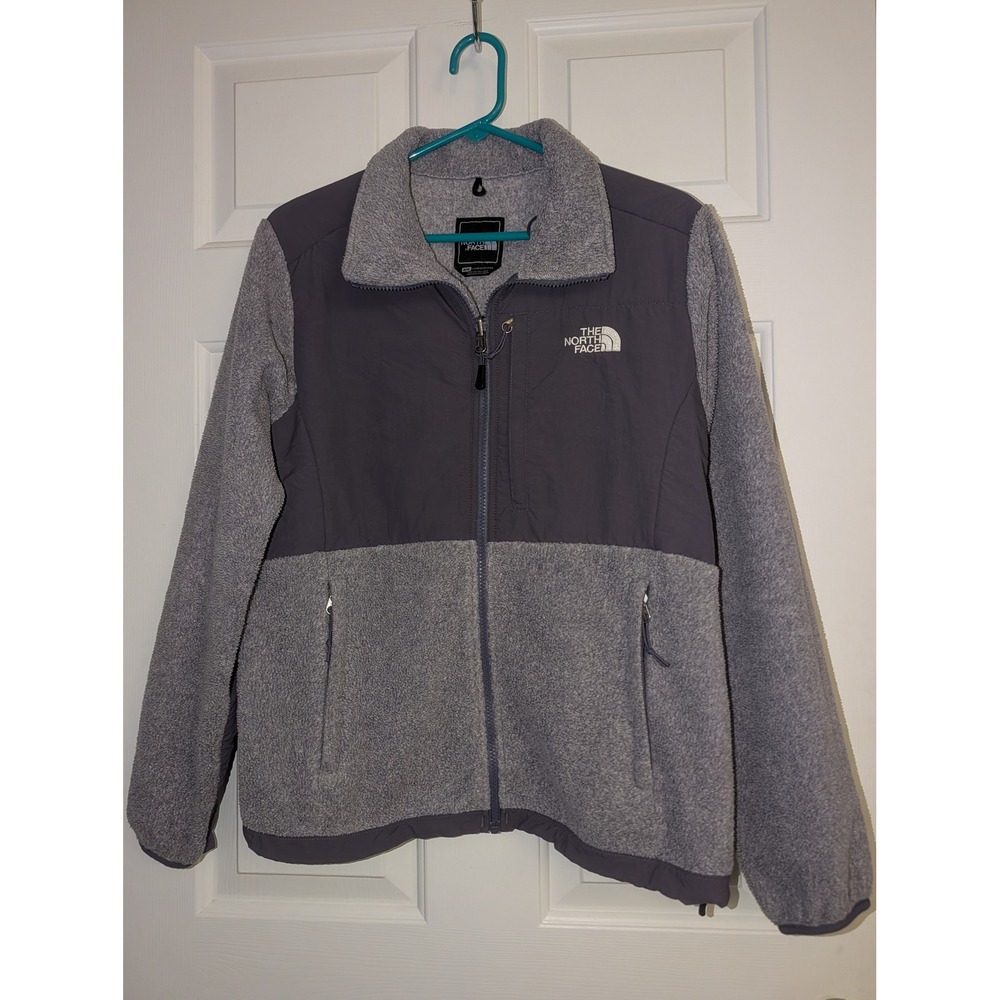 The North Face Denali Polartec Fleece Jacket Grey Full Zip Gorpcore Mens Medium